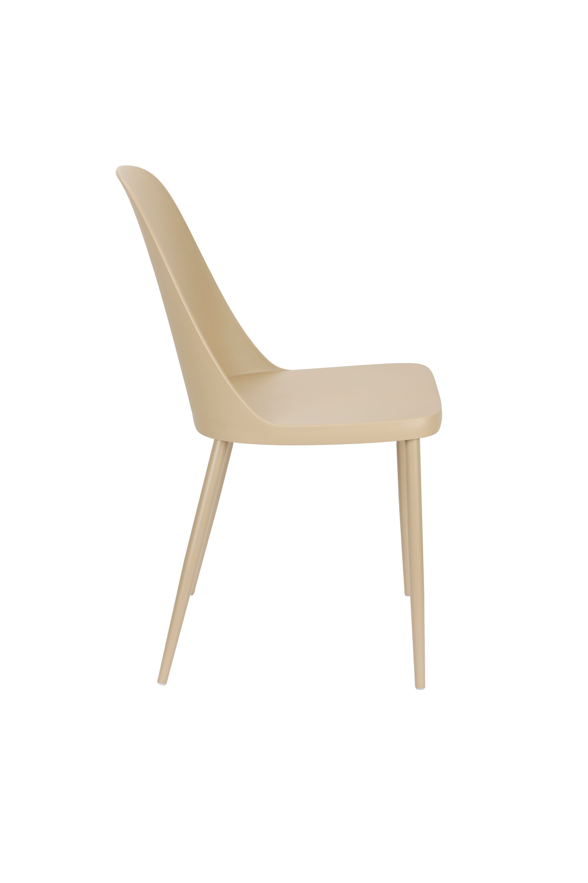 Set of 2 Pip All Beige Dining Chairs